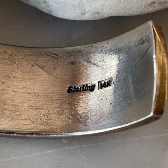 Vintage 14K Gold & Sterling Storyteller Bracelet - Picture 14 of 14